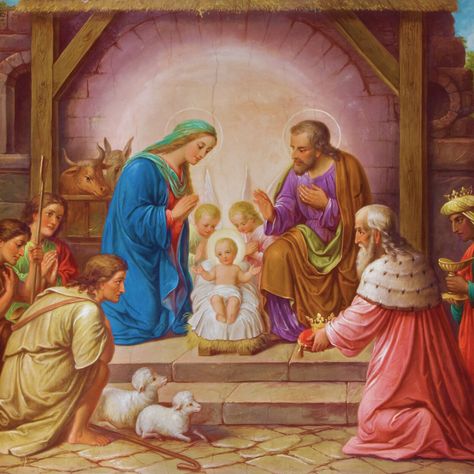 Praying with Images: The Joyful Mysteries Joyful Mysteries Of The Rosary, Christ The Savior Is Born, Church Bulletin Designs, Joyful Mysteries, Church Bulletin Covers, Jesus In The Temple, Basic Design Principles, Life Of Jesus Christ, Isaiah 9