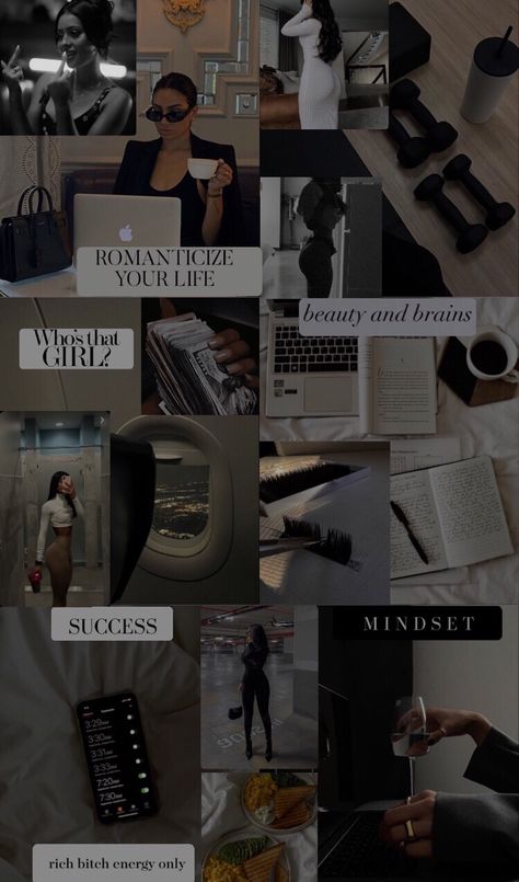 Aesthetic Buissnes, Successful Wallpaper Aesthetic, Buissnes Woman Aesthetic, Successful Women Aesthetic Wallpaper, Business Woman Vibes, Entrepreneur Vision Board, Successful Women Aesthetic, Vision Board Collage, Life Goals Future