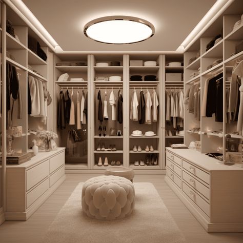 Walk In Wardrobe Ideas Master Bedrooms, Walkin Closets Design, Luxurious Walk In Closet, Women Closet, Organizing Walk In Closet, Dream Closet Design, House Interior Design Styles, Beautiful Closets, Walk In Closet Design