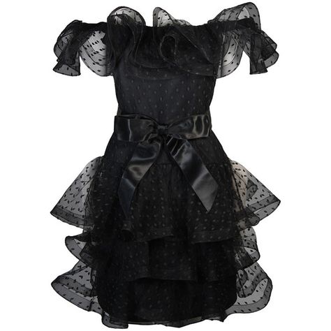 Pre-owned Victor Costa Black Cocktail Dress with Ruffled Horsehair... ($895) ❤ liked on Polyvore featuring dresses, cocktail dresses, evening dresses, pre owned wedding dresses, black mesh dress, structured dress, ruffle dress and frilly dress Teenager Dress, Horsehair Braid, Black Mesh Fabric, Frilly Dress, Victor Costa, Lacey Dress, Structured Dress, Textured Skirt, Cocktail Dress Wedding