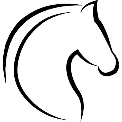 Horse Head Vectors, Photos and PSD files | Free Download Horse Head Outline, Horse Outline, Head Outline, Horse Stencil, Outline Images, Horse Silhouette, Horse Tattoo, Horse Logo, Horse Drawings