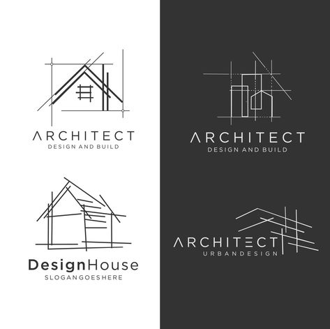 Download set of Architect house logo building. architectural construction for free designlover #creativedesign #createlogo👉. Logo Building, Law Firm Logo Design, Dental Logo Design, Law Firm Logo, Architect Logo, Draw Logo, Roof Shapes, Logo Sketches, Dental Logo