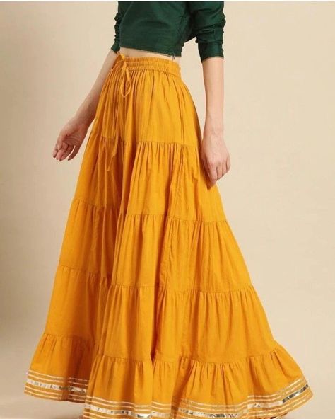 Costume collections Business Woman Costume, Haldi Dress, Different Types Of Dresses, Woman Costume, Long Skirt Outfits, White Clothing, Yellow Skirt, Costume Designer, Bridal Blouse