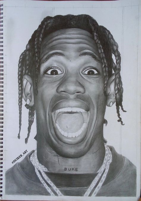 Travis Scott Sketch, Travis Scott Drawing, Screaming Drawing, Dragon Ball Art Goku, Random Inspiration, Anime Book, Dragon Ball Art, Beautiful Drawings, Book Art Drawings