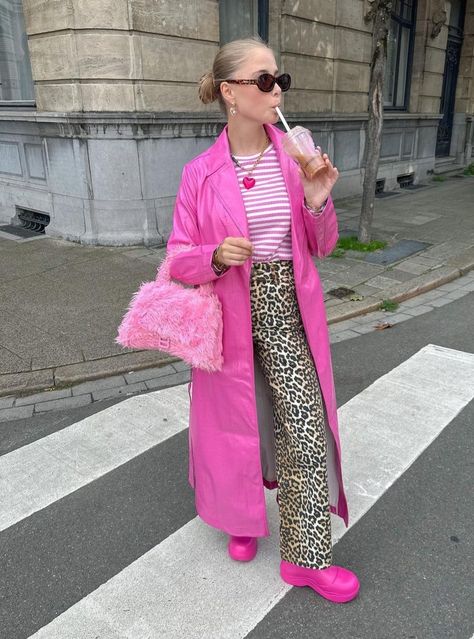 Dopamine Outfits, Salon Fits, Leopard Outfit, Leopard Print Outfits, Leopard Outfits, Colorful Outfits, Dopamine Dressing, Fashion Hacks, 2024 Trends