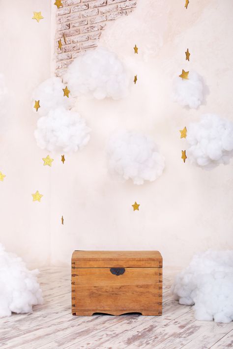 Hot Air Balloon Backdrop, Modern Vintage Interior, Background Moon, Studio Photography Backdrop, Baby Photography Backdrop, Photography Backdrops Diy, Happy Birthday Decor, Baby Backdrop, Photoshoot Backdrops