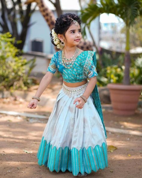 KIDS CUTE 🥰 LEHENGA / RATE 1399 /- DM US FOR ORDER 7997018094 / CASH ON DELIVERY- YES *🔷 Trending Sequins Embroidered with Beautiful  Work  Stitched Lahenga -Blouse joint dupatta with For Festive Season*        Ⓜ️ Blouse *Fabric:-   Heavy  Chinon Silk With Beautiful  Embroidered Siqavs & joint Fancy Dupatta Work* *🔹️Micro-Cotton Inner* 🔷 Lahenga *Fabric:- Soft Heavy Chelline  With Beautiful   Embroidered Siqavs Cut  Work & Design* *🔹Inner : Micro Cotton* *🔷 Dupatta Fabric Chinon Silk with B... Cute Lehenga, Lehenga Designs For Kids, Fancy Dupatta, Kids Blouse Designs, Kids Lehenga, Cotton Dupatta, Kids Dresses, Work Design, Silk Lehenga