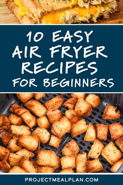 Here are 10 Easy Air Fryer Recipes for Beginners to try! Whether you just got your first air fryer or you’re a longtime user looking for some new recipes, this list is for you! These simple recipes will be added to your air fryer rotation in no time! Cheap Air Fryer, Air Fryer Recipes For Beginners, Air Fryer Meals, Quick Dinner Options, Easy Air Fryer Recipes, Recipes For Chicken, Restaurant Appetizers, Acorn Squash Recipes, Air Fryer Recipes Chicken