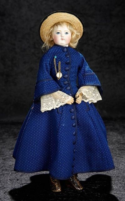 Bijoux: 50 Very Beautiful French Bisque Poupee by Adelaide Huret with Extensive Trousseau 1860 Fashion, Antique Doll Dress, German Fashion, Lady Doll, China Dolls, French Dolls, Doll Hat, Doll Costume, Old Dolls