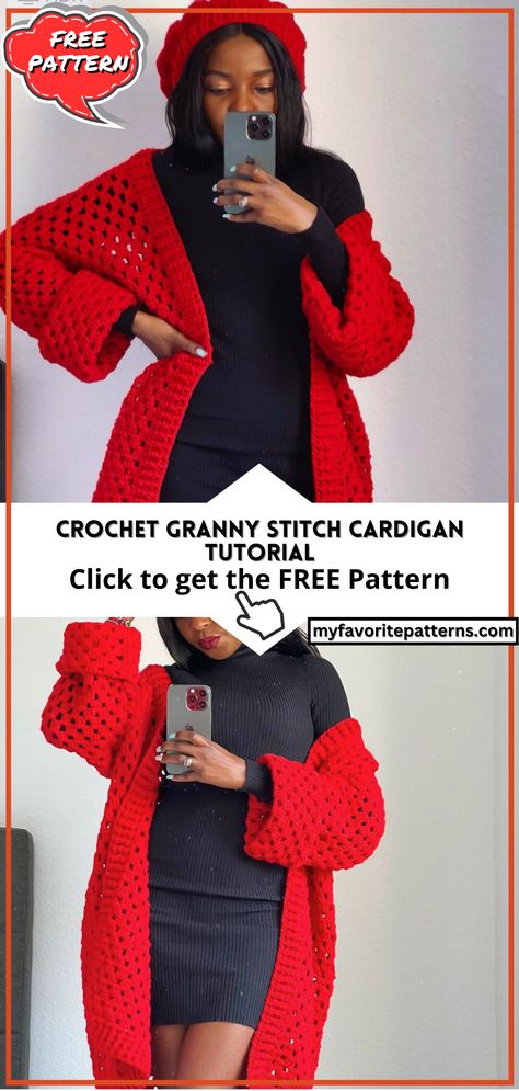 Crochet Granny Stitch Cardigan Tutorial Easy Beginner Crochet Cardigan, Granny Stitch Cardigan Pattern Free, Crochet Granny Stitch Cardigan, Beginner Crochet Cardigan Pattern Free, Easy Crochet Cardigan Pattern Free, Granny Square Cardigan Pattern Free, Yarn Recommendations, Granny Stitch Cardigan, Crochet Baby Cardigan Pattern