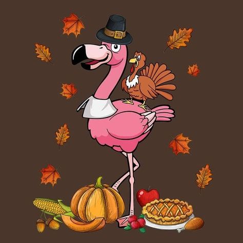 Flamingo Happy Birthday, Happy Thanksgiving Pictures, Flamingo Pictures, Flamingo Bag, Pink Thanksgiving, Thanksgiving Pictures, Cute Tshirt, Flamingo Wallpaper, Funny Flamingo