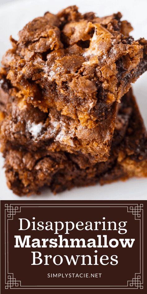 State Recipes, Baking Brownies, Marshmallow Brownies, Bar Desserts, Simply Stacie, Homemade Snickers, Easy No Bake Desserts, Bar Recipes, Cheesecake Desserts