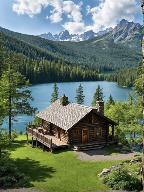 Modern A Frame Cabin, Modern A Frame, Cabin Modern, Out In Nature, Mountain Cottage, Frame Cabin, Beautiful Cabins, House In Nature, A Frame Cabin