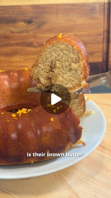 Henna Sharee on Instagram: "💣 dessert = brown butter rum cake 🇯🇲 also a black cake but that takes months to make 

CAKE BATTER:
• ½ cup butter 
• 1 cup sugar 
• ½ cup brown sugar
• 3 eggs room temp 
• ⅔ cup sour cream 
• ½ tbsp vanilla extract 
• 2 cups flour 
• 2 tsp baking powder
• ½ tsp salt
• 1 tsp cinnamon 
• ½ tsp nutmeg
• ½ cup milk 
• ¼ cup dark rum 

* Cream the butter and sugar, gradually add eggs, then add vanilla extract, mix in dry ingredients, finish with rum and milk. Bake at 350 for 45 minutes* 

BROWN BUTTER ORANGE GLAZE:
• ½ cup butter browned 
• ¼ cup brown sugar
• ¼ cup water 
• ½ cup spiced rum 
• 1 tsp vanilla extract 
• ½ orange zested
• 1 cup powdered sugar

*Brown the butter, remove from heat then add brown sugar, water and spiced rum. Bring to a simmer then rem Butter Rum Cake, Butter Rum, Rum Cream, Black Cake, Orange Glaze, Rum Cake, 3 Eggs, Dark Rum, Spiced Rum