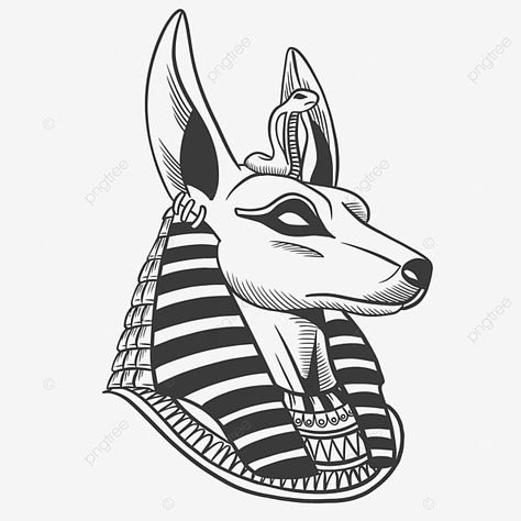 Anubis Drawing Egyptian Art, Anubis Art Illustration, Egyptian Cartoon, Anubis Logo, Egyptian Art Drawing, Anubis Drawing, Egyptian Patterns, Egyptian Poster, Egyptian Drawings