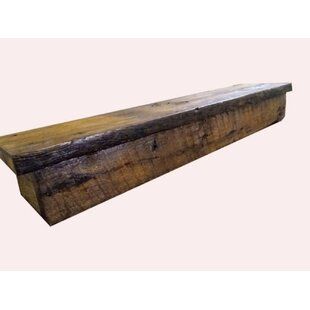 Foundry Select Synder Timber Fireplace Shelf Mantel | Wayfair Beam Fireplace, Fireplace Shelf, Cottage Fireplace, Fireplace Mantel Surrounds, Fireplace Mantel Shelf, Mantel Surround, Fireplace Shelves, Rustic Fireplaces, Wood Mantels