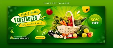 Vegetable Shop, Supermarket Design, Photoshop Design Ideas, Food Banner, Billboard Design, Food Graphic Design, Diy Banner, Food Poster Design, Creative Poster Design