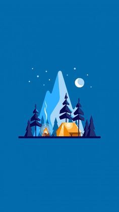 ملصق ديني, Flat Design Illustration, Minimal Wallpaper, Minimalist Wallpaper, Landscape Illustration, Scenery Wallpaper, 그림 그리기, Graphic Design Inspiration, Ukulele