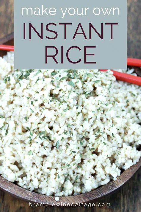 Homemade Organic Dehydrated Rice - Bramble Wine Cottage Dehydrating Rice, Homemade Bouillon, Homemade Bone Broth, Dehydrated Vegetables, Easy Meals For Two, Homemade Pantry, Instant Rice, Easy Chicken Dinner Recipes, Powder Recipe