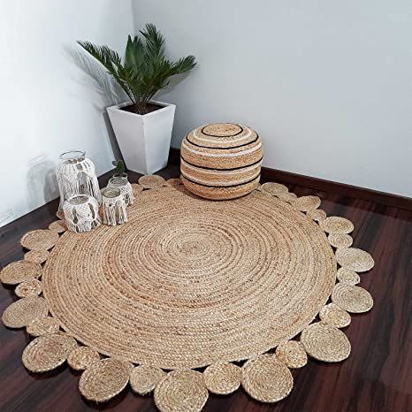 Jute Mats, Handmade Rag Rug, Denim Rug, Jute Round Rug, Circular Rugs, Jute Area Rug, Natural Jute Rug, Braided Jute Rug, Jute Rugs