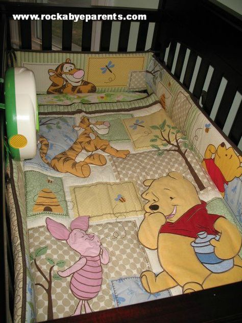 Winnie The Pooh Themed Nursery, Pooh Themed Nursery, Nursery Winnie The Pooh, Winnie The Pooh Bedding, Disney Baby Nurseries, Disney Themed Nursery, Pooh Nursery, Boy Nursery Themes, Winnie The Pooh Nursery