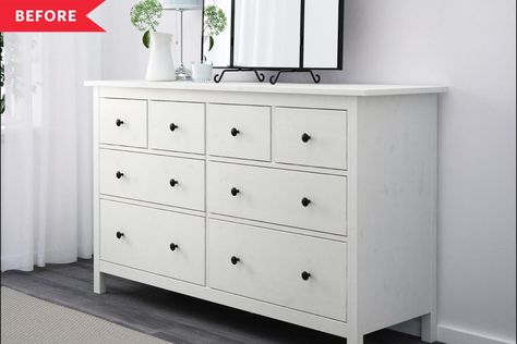 IKEA HEMNES Dresser Flip - Before and After Photos | Apartment Therapy Dresser Flips, Hemnes Shoe Cabinet, Ikea Hemnes Dresser, Hemnes Dresser, Tallboy Dresser, Ikea Dresser, 8 Drawer Dresser, Ikea Hemnes, Thrift Flip