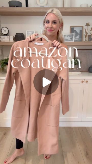 Chloee Huseman on Instagram: "Comment LINK to get a shoppable link and sizing info directly to your DMs 💕 . Amazon coatigan styled with leggings! And it’s on sale for the lowest I have seen!! This is a great lookalike for the jcrew coatigan! I wear a size medium. This works great with layers. You can wear this with leggings or jeans, even over dresses and skirts come holiday! If you have it and wear it for thanksgiving, be sure to tag me! Follow my shop @retailcheapskate on the @shop.LTK app to shop this post and get my exclusive app-only content! #pinterestinspired #pinterest #amazonfinds . #liketkit #LTKfindsunder50 #LTKHoliday #LTKsalealert @shop.ltk https://liketk.it/4oxx6" Coatigan Outfit Casual, Coatigan Outfit, Look Alike, Wear It, J Crew, I Shop, On Sale, Casual Outfits, Thanksgiving