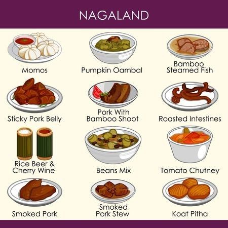 Nagaland, India Food Of Nagaland, Nagaland Food, Traditional Indian Food, Food Indian, Food Map, Homemade Cookbook, Food Vocabulary, Food Infographic, State Foods