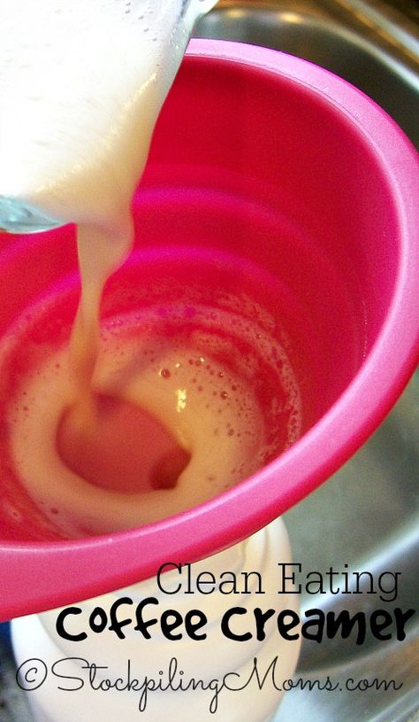 Clean Eating Coffee Creamer that you can make with 3 ingredients!!!   (better for you) Homemade Coffee Creamer Recipe, Fresh Recipe, Homemade Coffee Creamer, Coffee Creamer Recipe, Creamer Recipe, Quotes Coffee, Coffee Funny, Homemade Coffee, Pure Vanilla