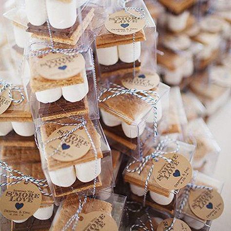 Smores Wedding Favors, Country Wedding Favors, Honey Wedding Favors, Creative Wedding Favors, Inexpensive Wedding Favors, Wedding Favors And Gifts, Elegant Wedding Favors, Edible Wedding Favors, Outdoor Fall Wedding