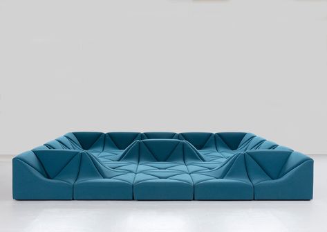 Reclining today on Pierre Paulin’s iconic Dune Sofa. The Ensemble Dune was originally proposed in 1970 and allows a refined way of living… Alpha Sofa, Dune Sofa, Ralph Pucci, India Mahdavi, Teal Sofa, Pierre Paulin, Sleek Kitchen, Club Chair, How To Clean Furniture