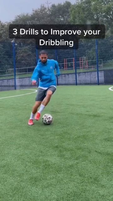 The Real Coach Daniel on Instagram: "🔴 Want to improve your dribbling? Credit @domfutbol Try these 3️⃣ drills 👉 Improve dribbling 👉 Improve footwork 👉 Improve ball control 👉 Become a better player Follow @joinsoccer360 for more #soccer #soccertraining #soccerdrills #soccerskills #football #footballers #footballtraining #footballdrills #footballskills" Football Dribbling Drills, How To Get Better Ball Control Soccer, Soccer Coaching Drills, Soccer Practice Drills, Soccer Videos, Soccer Flags, Funny Soccer Videos, Funny Soccer, Soccer Gifs