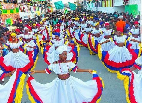 Traditional Haitian Clothing, Haiti Wedding, Haiti Aesthetics, Haitian Folklore, Haitian Carnival, Haitian Dress, Haitian Dance, Caribbean Dance, Haitian Clothing