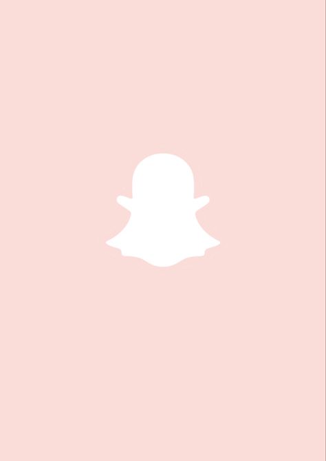 Light Pink Snapchat Icon, App Covers Pink, Pink Snapchat Icon, Fall Phone Aesthetic, Pink Snapchat, Pink And White Aesthetic, Light Pink App Icons, Snapchat App, Icon Rose