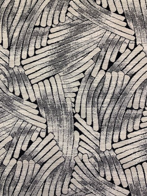 "Wings Upholstery Fabric by the Yard Colors: Black and White Width:  56\" Repeat:  14 1/2\" H                 13 1/2\" V 60% Rayon, 35% Cotton, 5% Flax C-11 Country of Origin: USA Please note that a much as we try, the colors in the photos and video may vary from the actual fabric.  Usually, the picture with the yardstick will be the best representation.  If there is no pattern or contrast the colors tend to fade.  Colors also may vary from one computer screen to another." Black And White Fabric Texture, Adire Patterns, Masculine Patterns, Printed Fabric Texture, Kenzo Wallpaper, Paper Models House, Fabric Texture Pattern, Wings Pattern, Colors Black And White