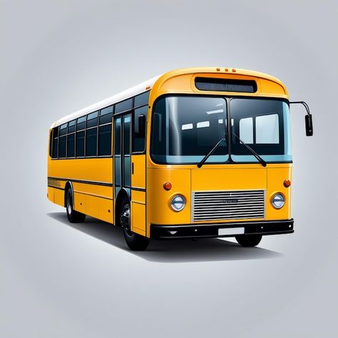 Photo a bus realistic isolated image wit... | Premium Photo #Freepik #photo Shadow Images, Premium Photo, Close Up