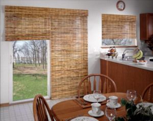 Will match exactly with the windows, although I wonder if it will be too much??? Bamboo Curtains For Sliding Patio Door, Bamboo Shades On Sliding Glass Doors, Style Sliding Glass Door, Roman Shade Sliding Glass Door, Privacy For Sliding Glass Doors, Shade For Sliding Glass Door, Sliding Glass Door Window Treatments Kitchen, Window Coverings For Sliding Glass Doors, Glass Door Window Treatments