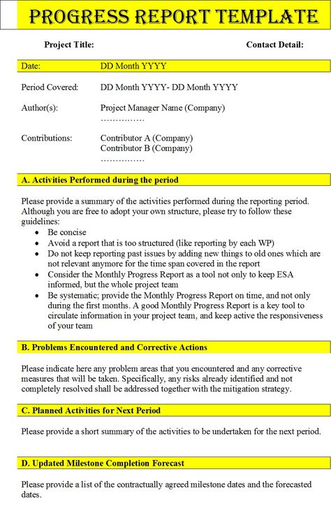 Hand Over Report Template, Work Progress Report Template, Project Progress Report Template, Project Report Templates, Progress Report Template Free Printable, Daily Progress Report, Weekly Report Template, Report Writing Format, Report Writing Template