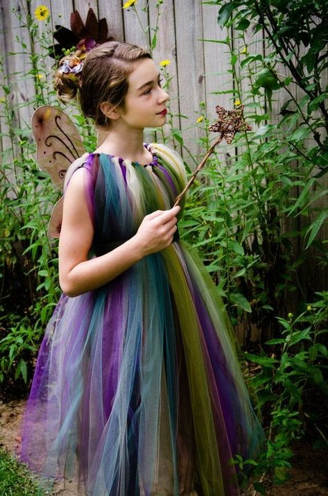 Diy Fantasia, Garden Fairy Costume, Diy Tulle Skirt, Fairy Costume Diy, Diy Tulle, Skirt Diy, Summer Fairy, 27 Dresses, Flower Girl Dresses Tutu