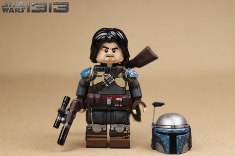 Custom Lego Star Wars, Lego Boba Fett, Star Wars 1313, Lego Star Wars Minifigures, Star Wars Minifigures, Custom Minifigures, Lego Custom Minifigures, Lego Minifigs, Lego Figures