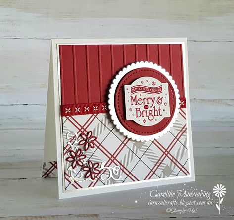 Christmas Week, Christmas Card Inspiration, Homemade Christmas Cards, Stampin Up Christmas, Diy Christmas Cards, Marianne Design, At The Table, Christmas Cards To Make, Square Card