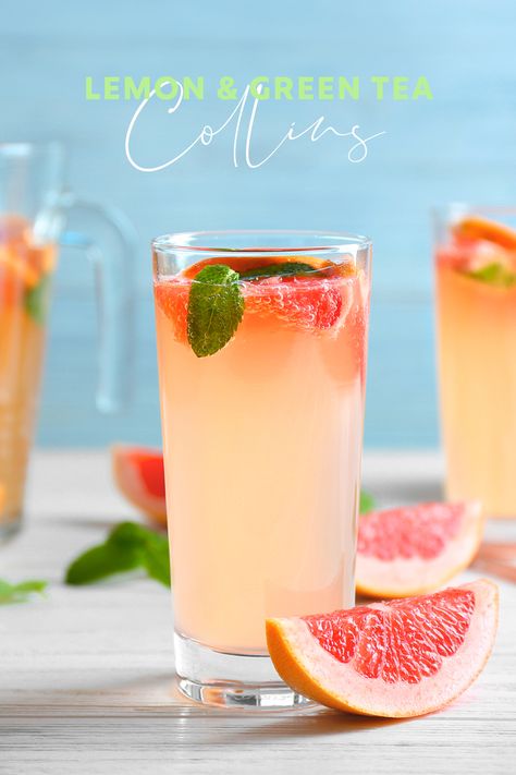 Grapefruit Cordial, Lemon Green Tea, Gin Drink Recipes, Grapefruit Peel, Infused Gin, Fresh Juices, Gin Recipes, Gin Cocktail Recipes, Gin Drinks