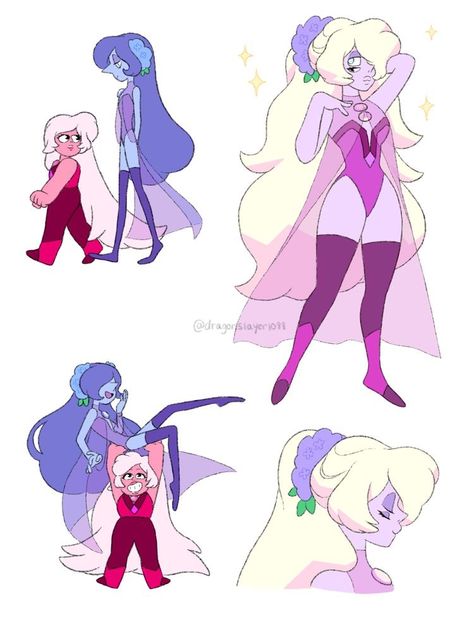 Steven Universe Fan Fusions, Steven Universe Fusion, Steven Universe Diamond, Steven Universe Oc, Pink Diamond Steven Universe, Steven Universe Au, Steven Universe Drawing, Steven Universe Funny, Steven Universe Characters