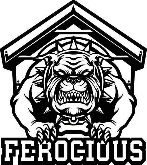 FEROCIOUS Bulldog Mascot Silhouette Vector illustrations for your work Logo, mascot merchandise t-shirt, stickers and Label designs, poster, greeting cards advertising business company or brands. Bulldog Mascot Logo, Carriage House Doors, Work Logo, Bulldog Tattoo, Football Pics, Georgia Dawgs, Bulldog Mascot, Advertising Business, Logo Mascot