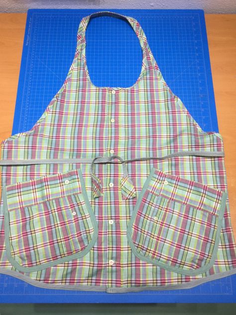 Men's Shirt Apron, Second Hand Stores, Apron, Sports Bra, Mens Shirts