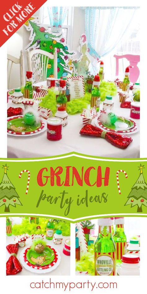 Grinch Themed Sleepover, Grinch Sleepover, Christmas Sleepover, Grinch Movie, Grinch Decorations, Grinch Christmas Party, Whoville Christmas, The Grinch Christmas, Grinch Party