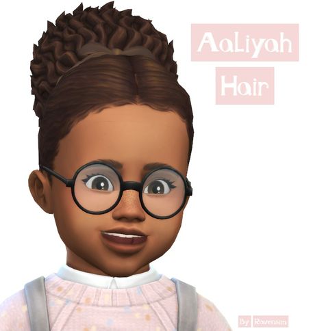 Afro Hair Sims 4 Cc, Toddler Hair Sims 4, Toddler Cc Sims 4, Ts4 Hair, Aaliyah Hair, Los Sims 4 Mods, Sims 4 Black Hair, Sims 4 Children, The Sims 4 Packs