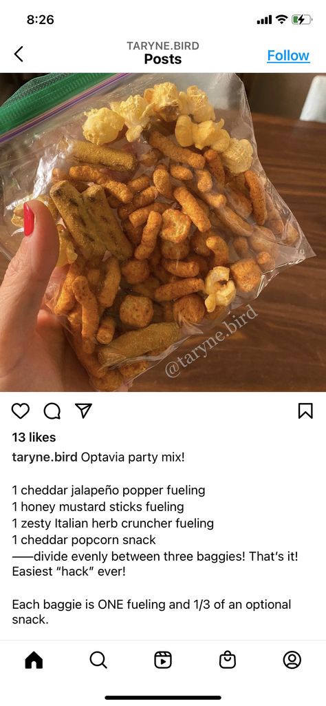 Optavia Zesty Cheddar And Italian Herb Hack, Optavia Zesty Cheddar And Italian Herb Crunchers Hacks, Optavia Popcorn, Optavia Appetizer Recipes, Optivia Hacks, Optavia Hacks, Fueling Hacks, Optavia Meals, Crab Food