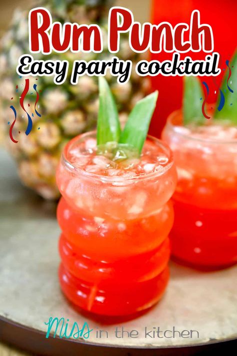 Mixed Drinks Alcoholic Jug, White Rum Punch Recipes, Fiesta Punch Alcohol, Gallon Size Alcoholic Drinks, Rum Punch Pitcher Recipe, Alcholic Drinks For A Party In A Pitcher Punch Bowls, Alcohol Drink Pouch Recipes, Trash Punch Alcohol, Hawaiin Drinks Cocktails Punch Recipes