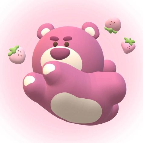 Lotso Icon, Korea Wallpaper, Desain Quilling, Disney Icons, Instagram Emoji, Carrd Inspo, Pink Teddy Bear, Ios App Icon Design, Pink Teddy